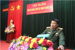 Lữ đoàn Công binh 575 tập huấn công tác Đảng, công tác chính trị